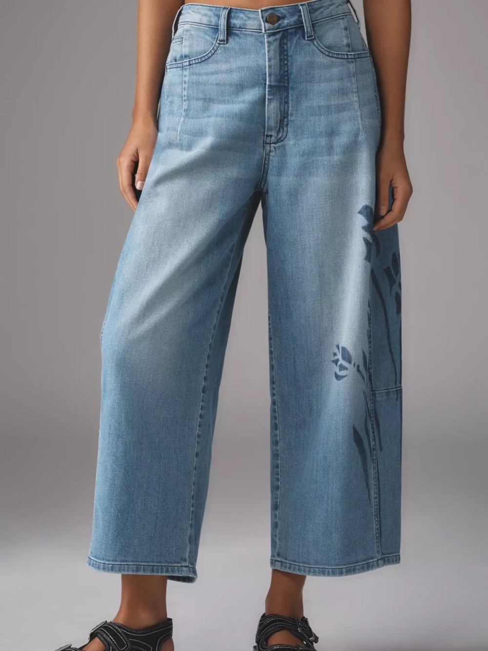The Kenna Mid-Rise Heritage Barrel Jeans by Pilcro: Icon Edition NWT - Picture 2 of 4